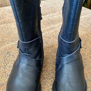 NIB Rachel Shoes Lil Denver Black Boots, Toddler 6M